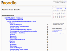 Tablet Screenshot of moodle.soldoave.pt